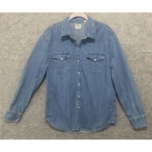 Levi's Blue Casual Button Down Shirt